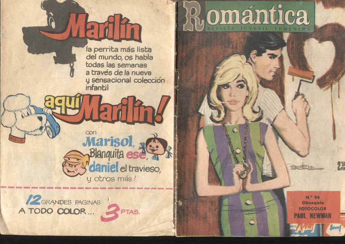 Romantica numero 094: articulo con fotos sobre Warren beatty