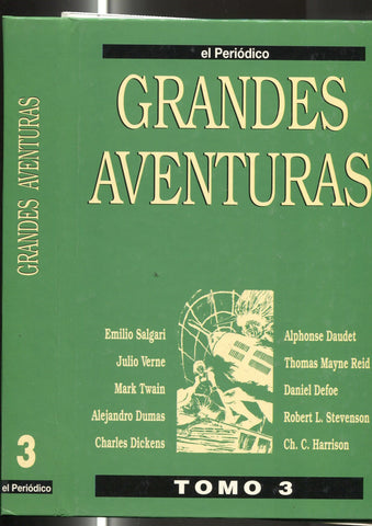 El Periodico: Grandes Aventuras tomo tercero, tapas para encuadernarlo