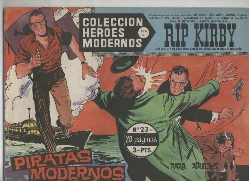Heroes Modernos serie C: Rip Kirby numero 23 (numerado 2 en la trasera)
