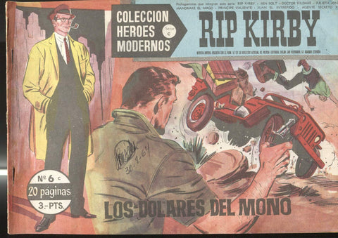 Heroes Modernos serie C: Rip Kirby numero 06 (numerado 3 en trasera)