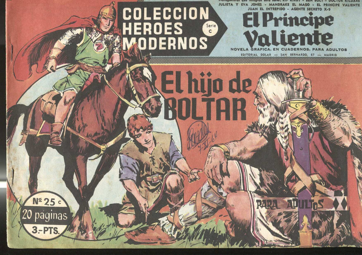 Heroes Modernos serie C: El Principe Valiente numero 25: El hijo de Boltar