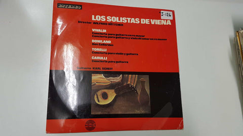 LP: Los solistas de Viena - Vivaldi (concierto guitarra en re mayor), Dowland (Dos Gallardas), Torelli, Carulli