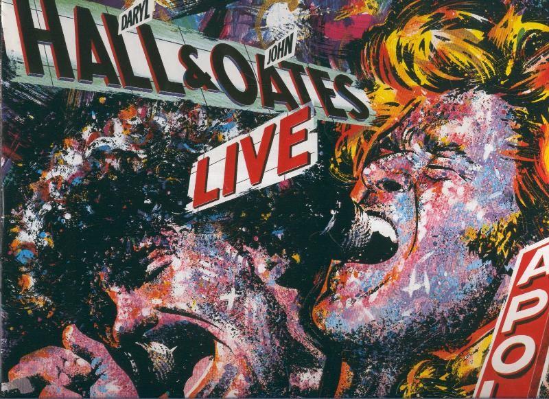 DISCO LP: HALL AND OATES LIVE AT APOLLO