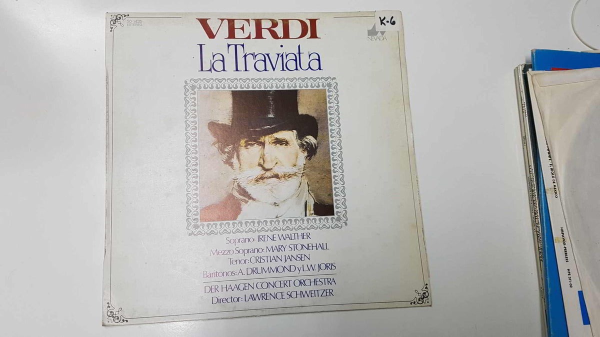 LP: La Traviata (seleccion), Verdi. Soprano: Irene Walther, director: Lawrence Schweitzer