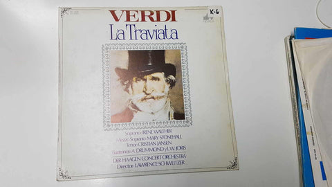 LP: La Traviata (seleccion), Verdi. Soprano: Irene Walther, director: Lawrence Schweitzer