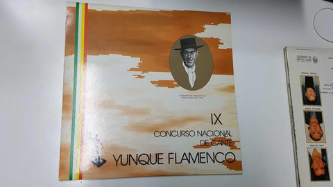 LP: IX Concurso Nacional de Cante, Yunque Flamenco (centenario del nacimiento de Tomas Pavon, 1893)
