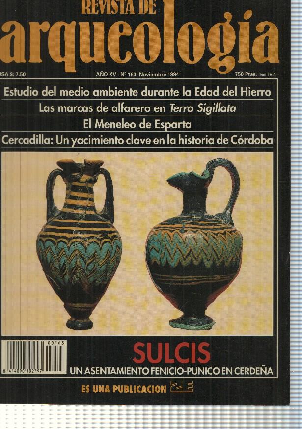 Revista de Arqueologia num. 163, noviembre 1994: Estudio del medio ambiente durante la Edad del