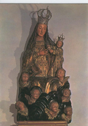 Postal Virgenes 254 : Nuestra Señora la Inglesa, Mondoñedo (Lugo)