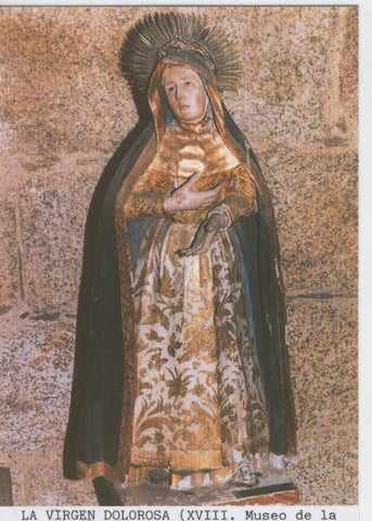 Postal Virgenes 440 : La Virgen Dolorosa, Mondoñedo (Lugo)