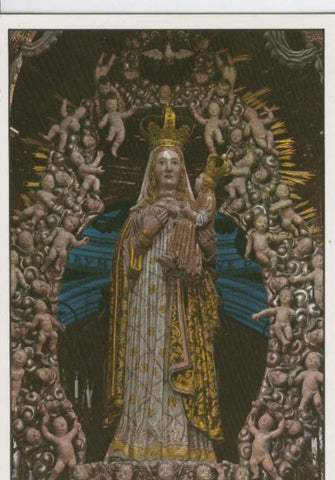 Postal Virgenes 1024 : Virgen de los ojos grandes, Lugo