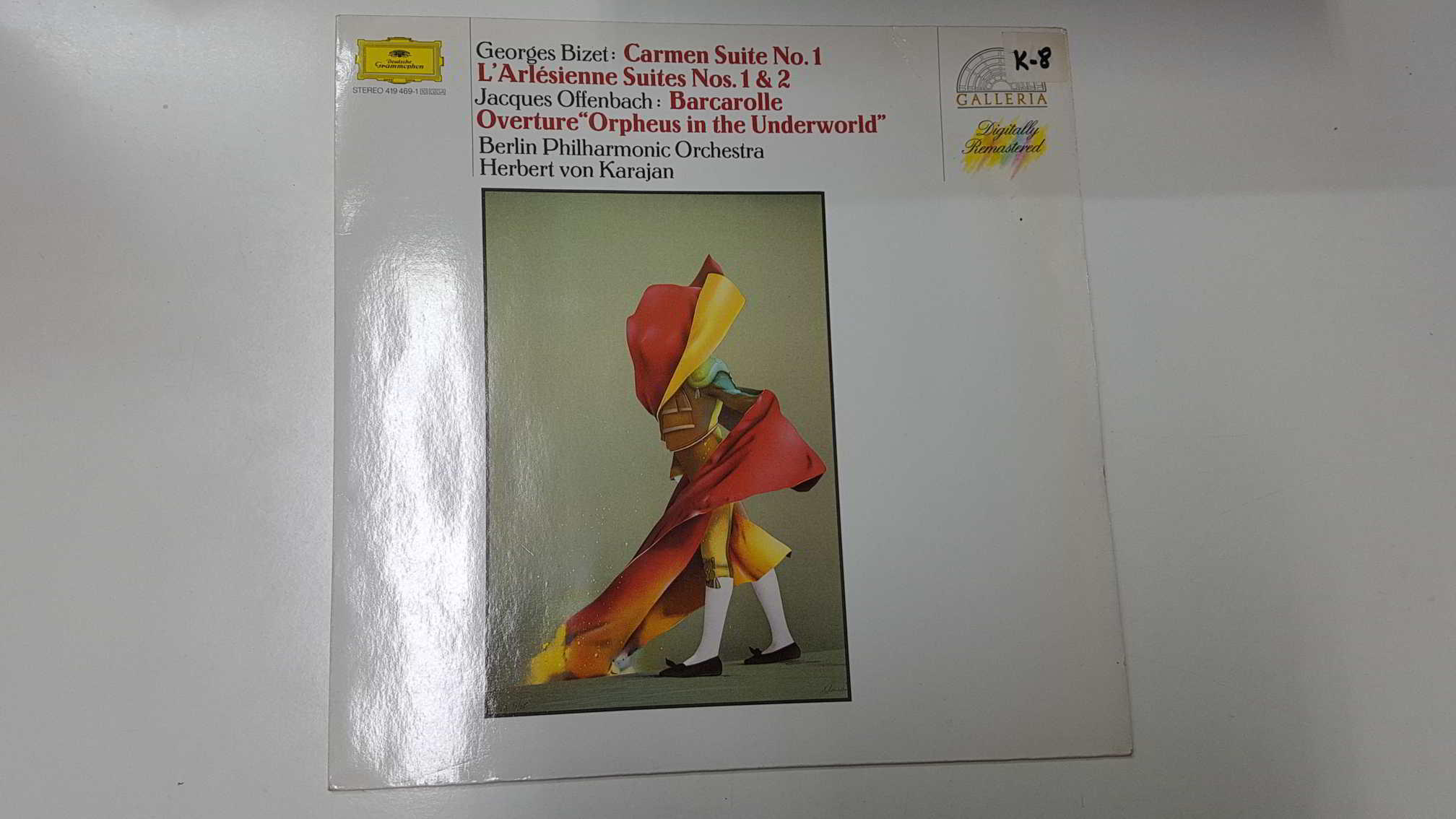 LP: Bizet - Carmen Suite num 1 Larlesienne Suites Nos. 1 and 2. Offenbach - Barcarolle overture Orpheus in the Underworld