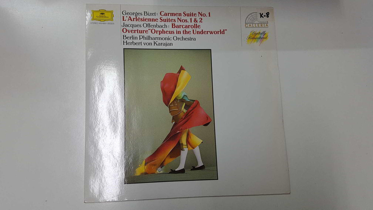 LP: Bizet - Carmen Suite num 1 Larlesienne Suites Nos. 1 and 2. Offenbach - Barcarolle overture Orpheus in the Underworld