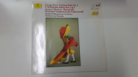 LP: Bizet - Carmen Suite num 1 Larlesienne Suites Nos. 1 and 2. Offenbach - Barcarolle overture Orpheus in the Underworld