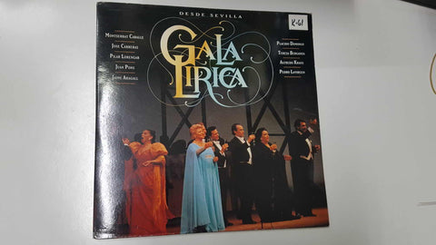 LP (2 discos): Gala Lirica desde Sevilla (1991). Inauguracion del Teatro Maestranza - Caballe, Carreras, Domingo