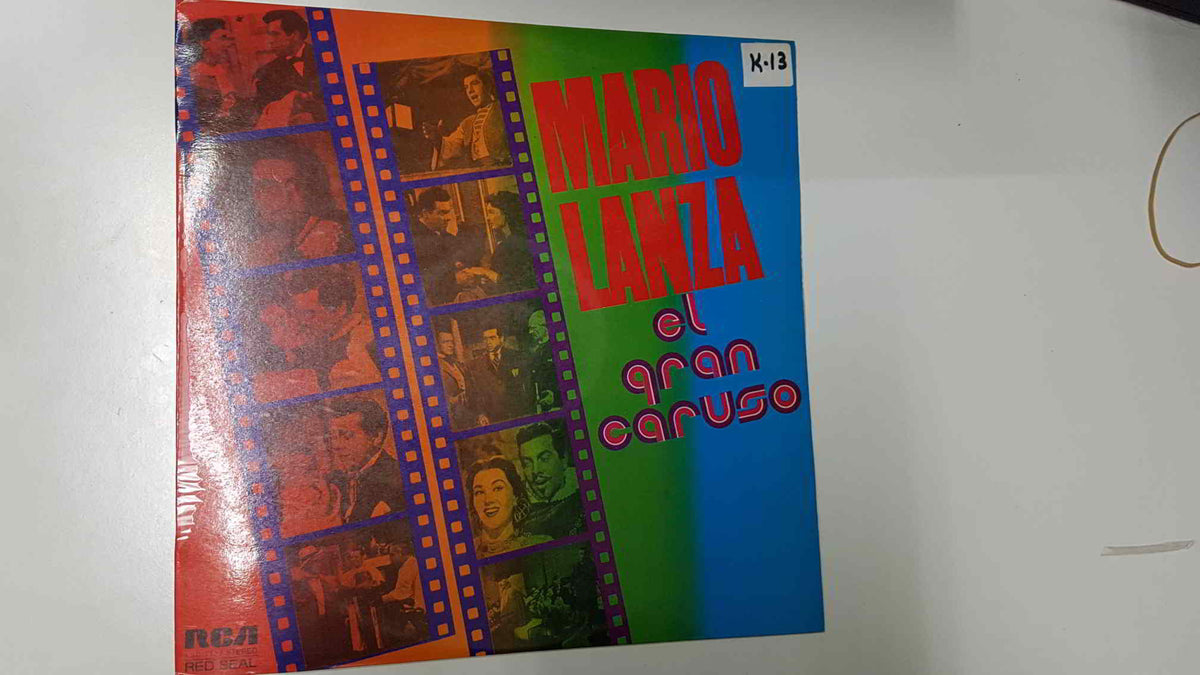 LP: Mario Lanza el Gran Caruso - Veri, Puccini, Donizetti, Ponchielli, Leoncavallo