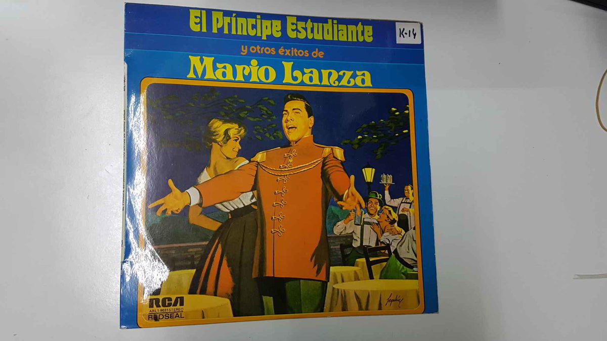 LP, RCA: El Principe Estudiante y otros exitos de Mario Lanza - Granada, La Danza, Dias Dorados