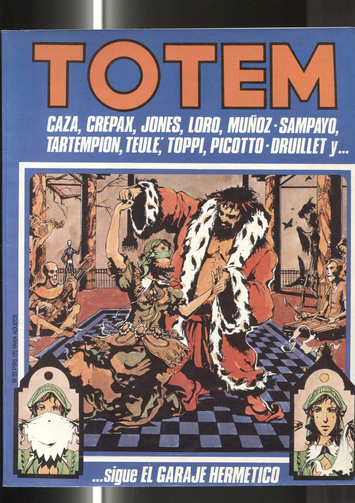 Totem revista numero 33: El profesor de Juan Midelclas por caza