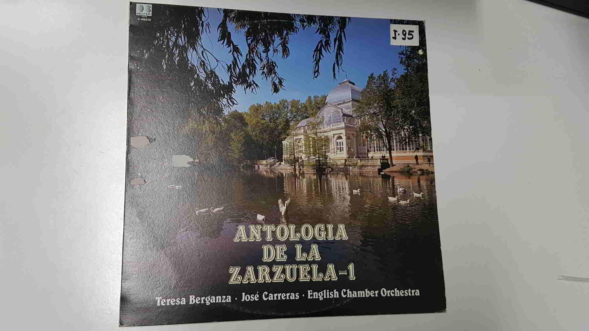 LP: Antologia de la Zarzuela - 1. Teresa Berganza, Jose Carrerras, English Chamber Orchestra