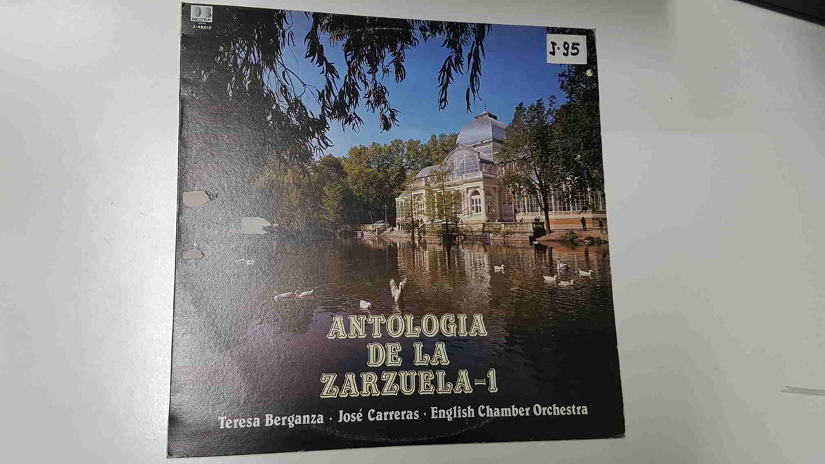 LP: Antologia de la Zarzuela - 1. Teresa Berganza, Jose Carrerras, English Chamber Orchestra