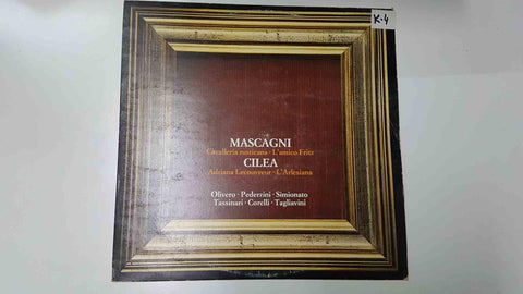 LP: Mascagni - Cavalleria rusticana, Lamico Fritz. Cilea- Adriano Lecouvreur, Larlesiana