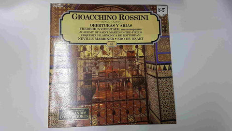 LP, Philips: Rossini - Oberturas y Arias. num 41 de la Enciclopedia Salvat de los Grandes Compositores