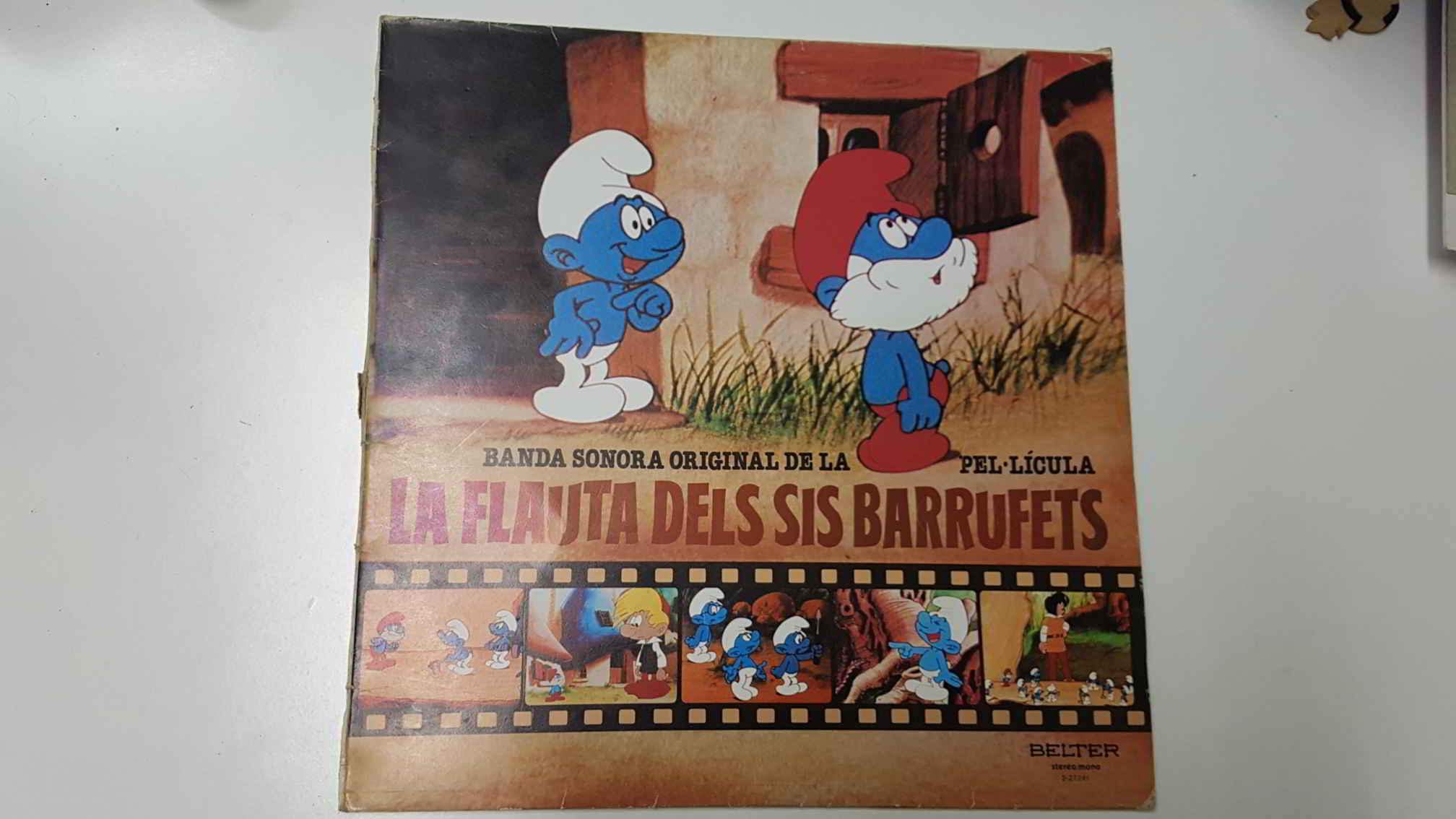 LP: La Flauta dels Sis Barrufets - Banda sonora original de la pel.licula. Un film de Cavall Fort-Drac Magic