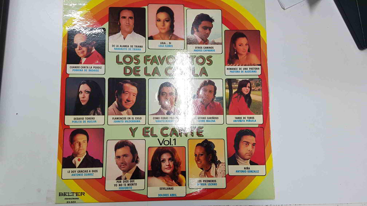LP: Los Favoritos de la Copla y el cante vol 1. Flamencos en el cielo - Juanito Valderrama, Lola ... si (Lola Flores)