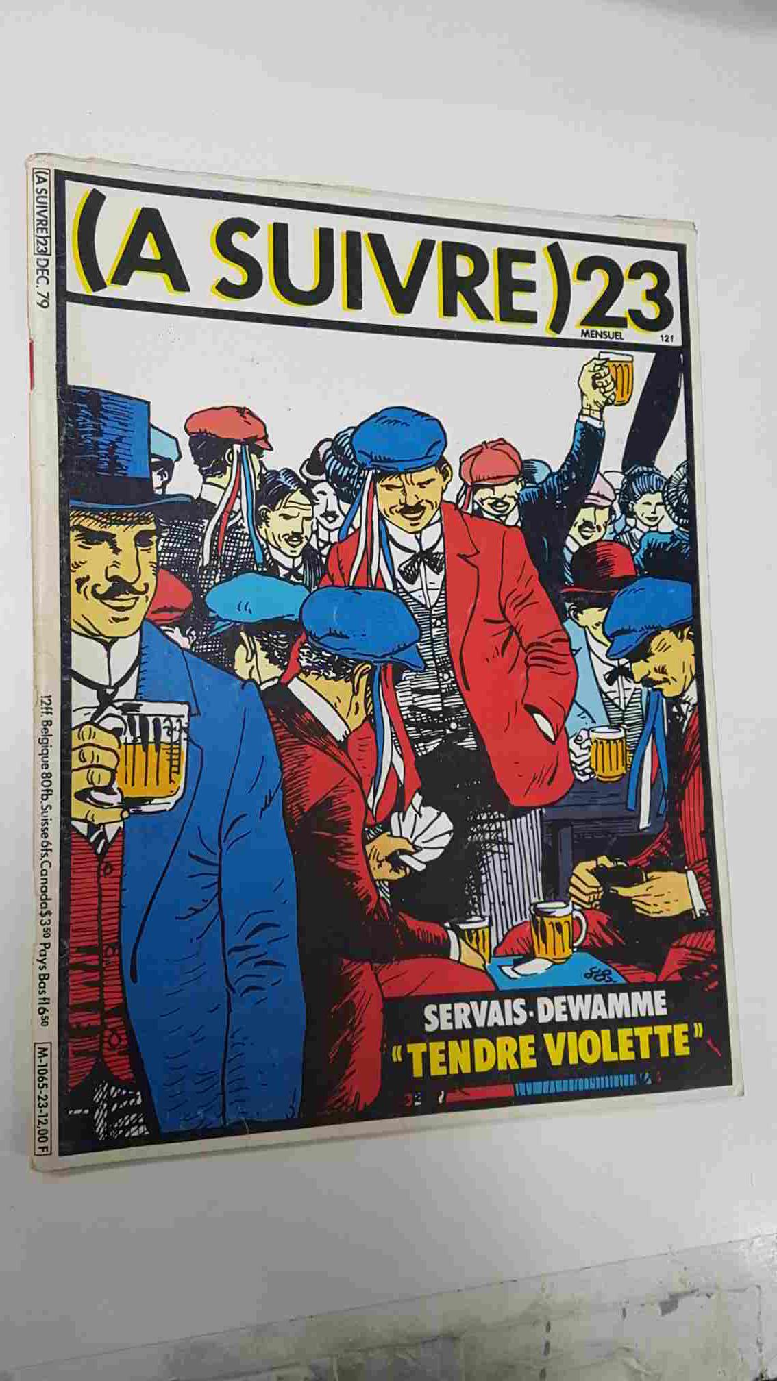 Revista historietas: (A Suivre) 23 -  Decembre 1979. Servais Dewamme, Tendre Violette