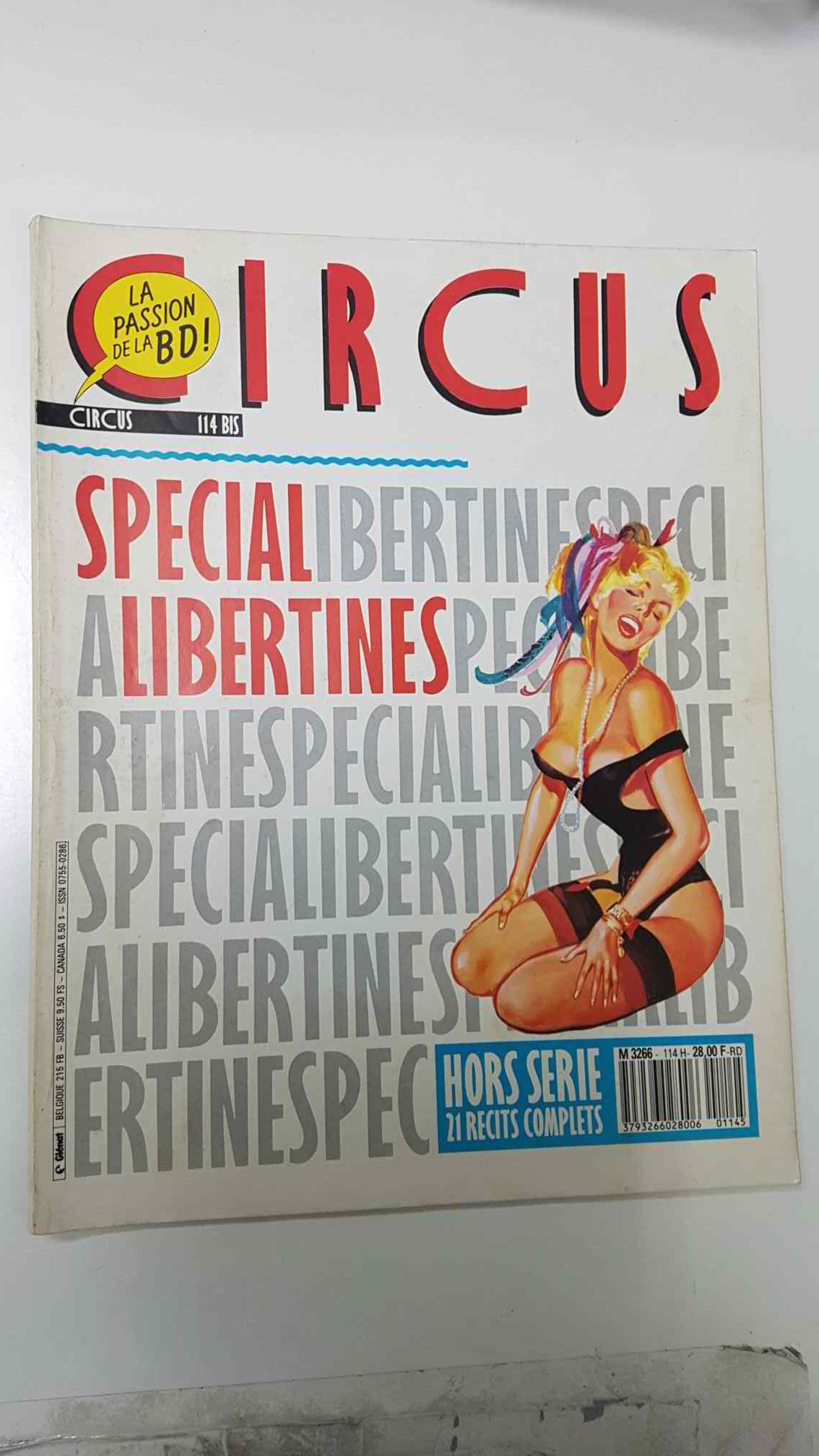Revista Circus: num 114 BIS - Special Libertines, La Passion de la BD. Hors serie 21 recits complets