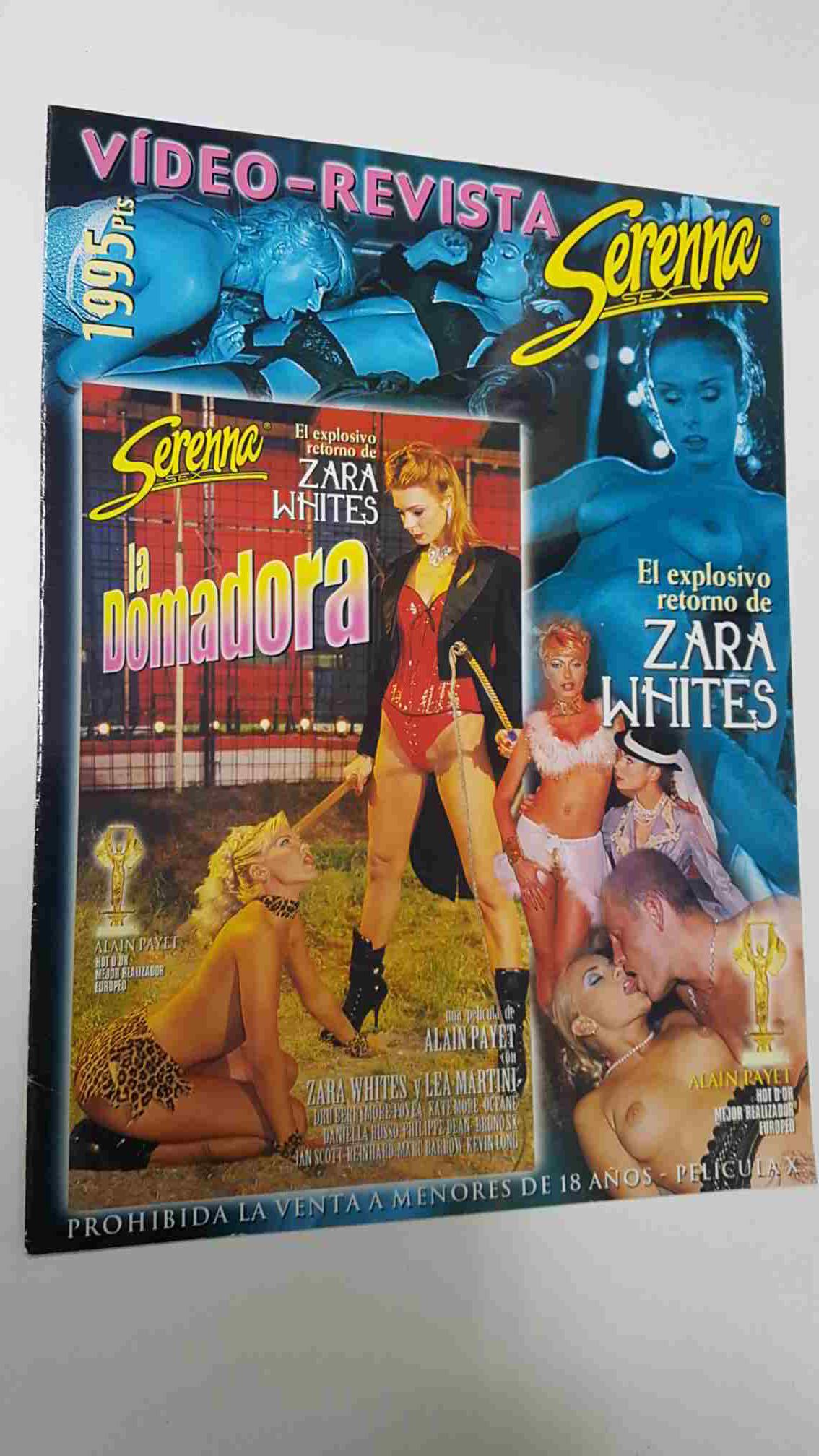 Video Revista: Serenna Sex (sin video). Serenna la Domadora, Zara Whites. Alain Payet Hot Dor mejor realizador