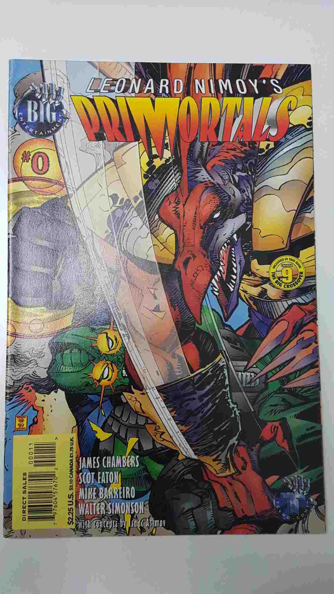 Comic: Leonard Nimoys Primortals vol 2 num 0 (Jun 1996)