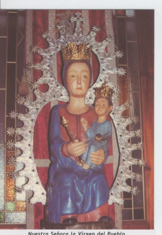 Postal Virgenes 450 : Nuestra Señora la Virgen del Pueblo, almagro (c.real)
