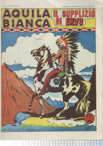 Facsimil: Aquila Bianca num 27 - il Supplizio di Ervo