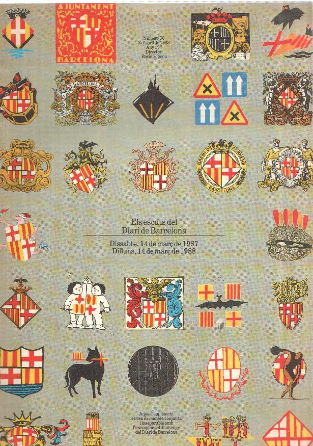 Suplement Diari de Barcelona: Els escuts de Barcelona num 56 (3 abril 1988)