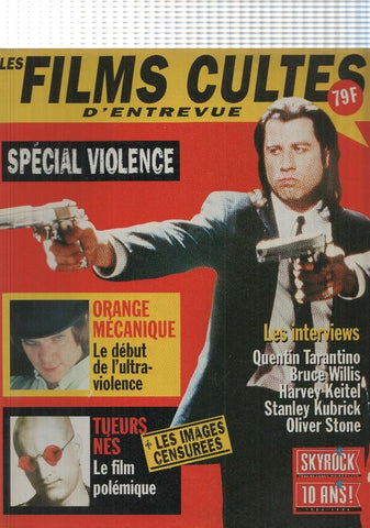 Revista: Les Films Cultes d'Entrevue, num 2H Hors-Serie, 79F - Portada John Travolta en Pulp Fiction