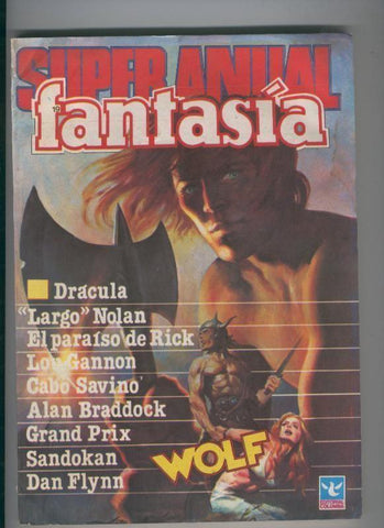 Editorial Columba: Super Anual Fantasia  numero 19: Largo Nolan, Grand Prix, Dan Flynn