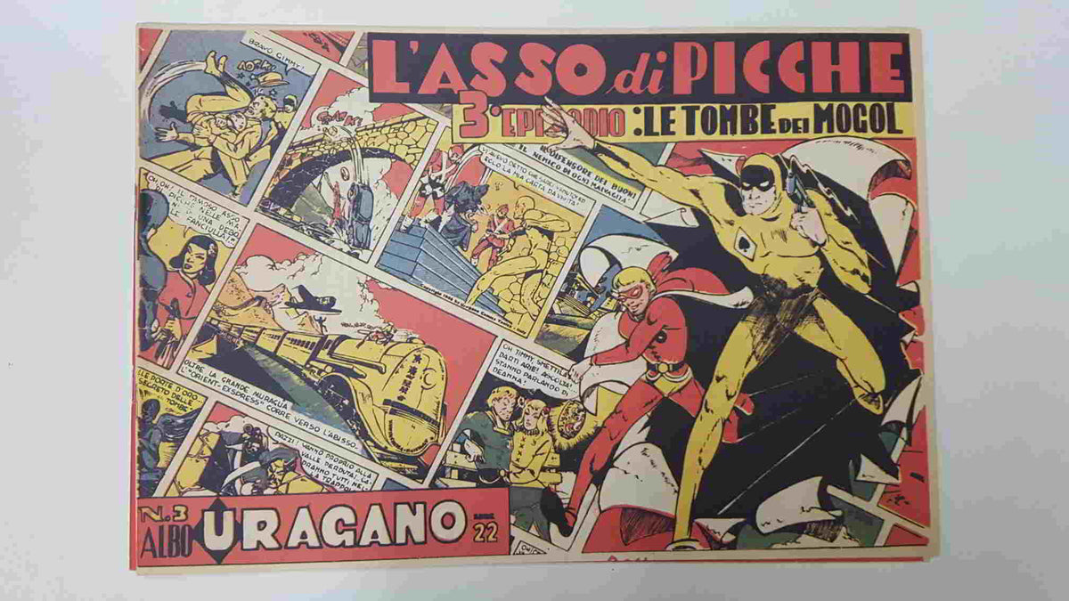 comic: Lasso di Picche num 03 - Le Tombe dei Mogol - Albo Uragano. Hugo Pratt e Oscar Bionda