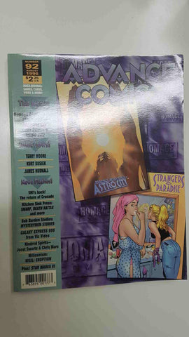 Revista: Advance Comics num 092, august 1996. This month: Debut Strangers in Paradise and Kurt Busiek Astro City