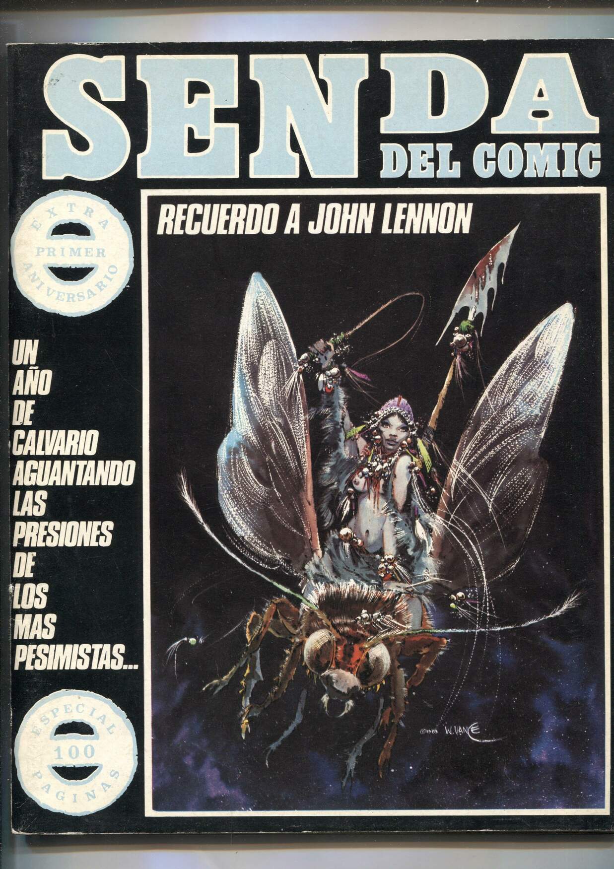 Revissta comic adulto: Senda del Comic numero 8: Recuerdo a John Lenon