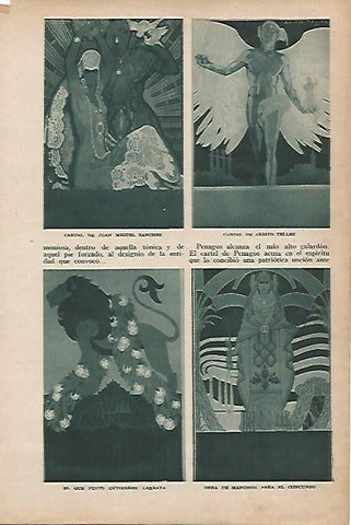LAMINA BLANCO Y NEGRO 7726: Carteles de J.M. Sanchez A. Tellez Gutierrez Larraya y Manchon