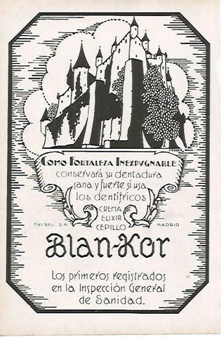 LAMINA BLANCO Y NEGRO 7812: Publiicidad de Blan-Kor