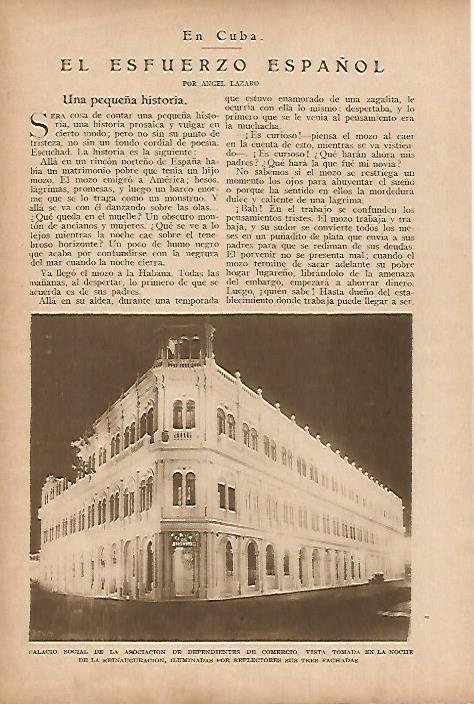 LAMINA BLANCO Y NEGRO 7821: Palacio de la Asociacion de Dependientes de Comercio
