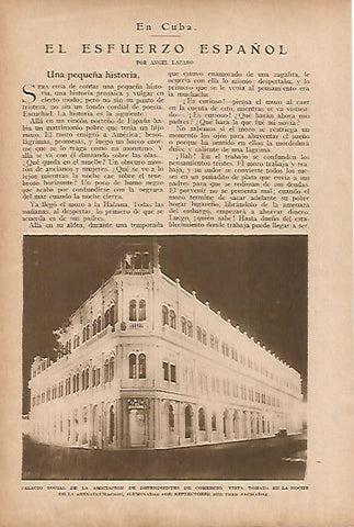 LAMINA BLANCO Y NEGRO 7821: Palacio de la Asociacion de Dependientes de Comercio