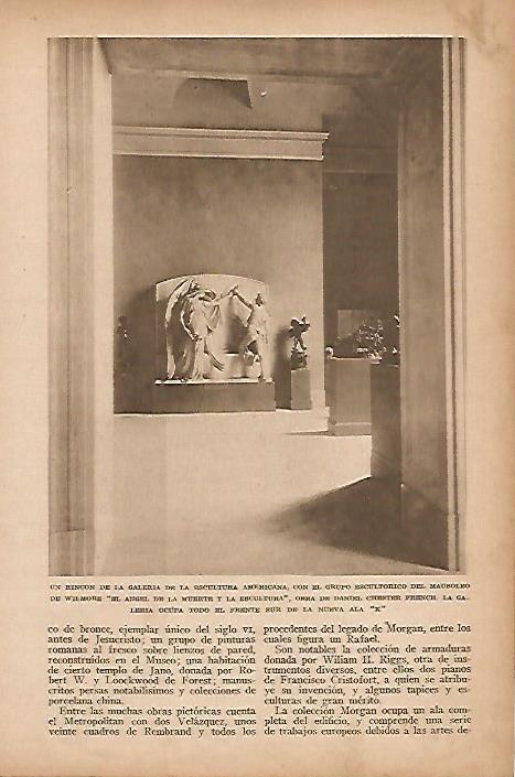 LAMINA BLANCO Y NEGRO 7865: Galeria del Metropolitan de Nueva York