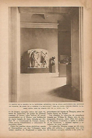 LAMINA BLANCO Y NEGRO 7865: Galeria del Metropolitan de Nueva York