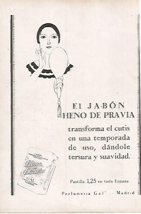LAMINA BLANCO Y NEGRO 8043: Publicidad de Perfumeria Gal de Madrid