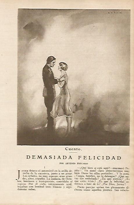 LAMINA BLANCO Y NEGRO 8070: Dibujo de Ochoa