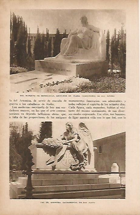 LAMINA BLANCO Y NEGRO 8150: Cementerio de San Isidro
