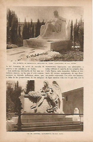 LAMINA BLANCO Y NEGRO 8150: Cementerio de San Isidro