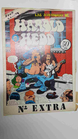 comic: Rock Comix. Las Aventuras de Harold Hedd. Numero extra